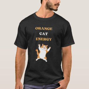 Orange Cat Energy, t-shirt de chats mignons