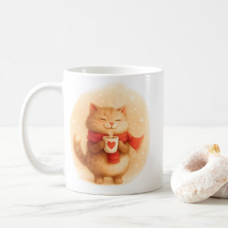 Orange Cat Mug for Cat Lovers