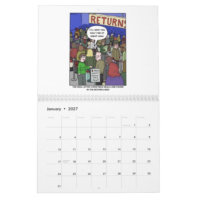 Orange caustique 2011 - calendrier mural (Jan 2027)