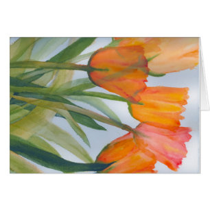 Orange Citrus Tulips