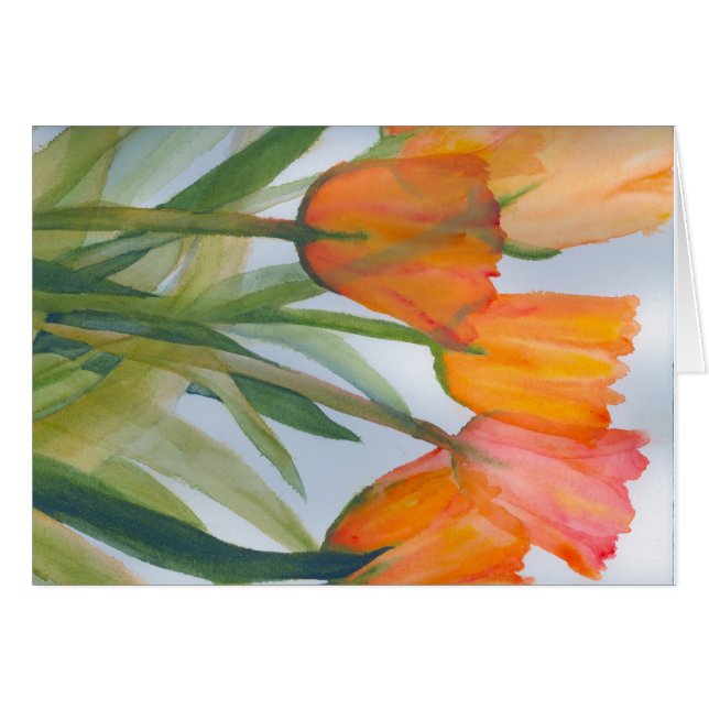 Orange Citrus Tulips (Devant horizontal)