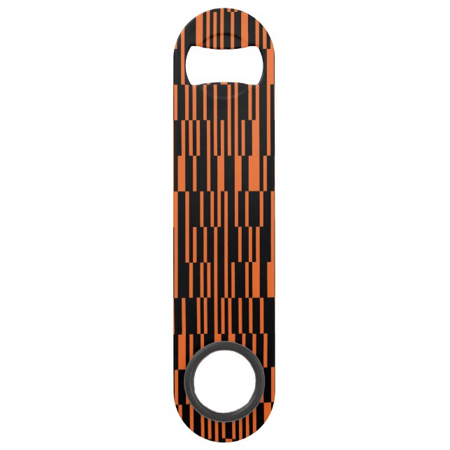 Orange, cool, tendance, art graphique géométrique  (Devant)