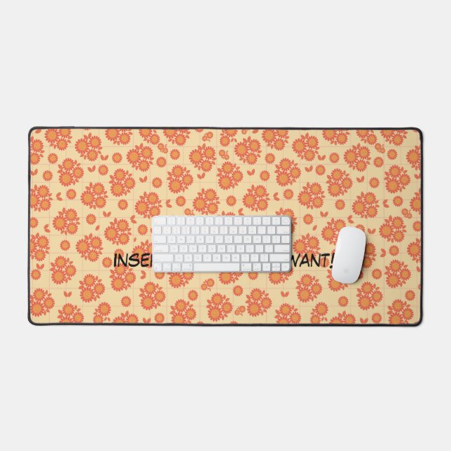 Orange d'actualisation de fleurs personnalisées (Clavier et souris)
