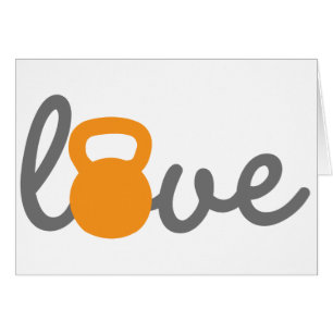 Orange de Kettlebell d'amour