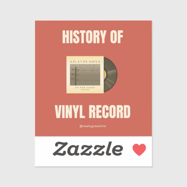 ORANGE ET NOIR Autocollant vinyle découpé à la for (Feuille)