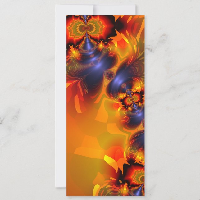 Orange Eyes Aglow - Gold & Violet Delight (Devant)