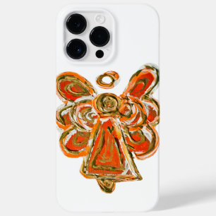 Orange Guardian Angel Art coque iphone personnalis