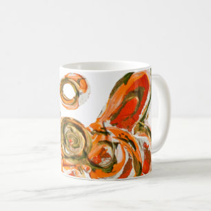 Orange Guardian Angel Custom Art Café Mug Cup