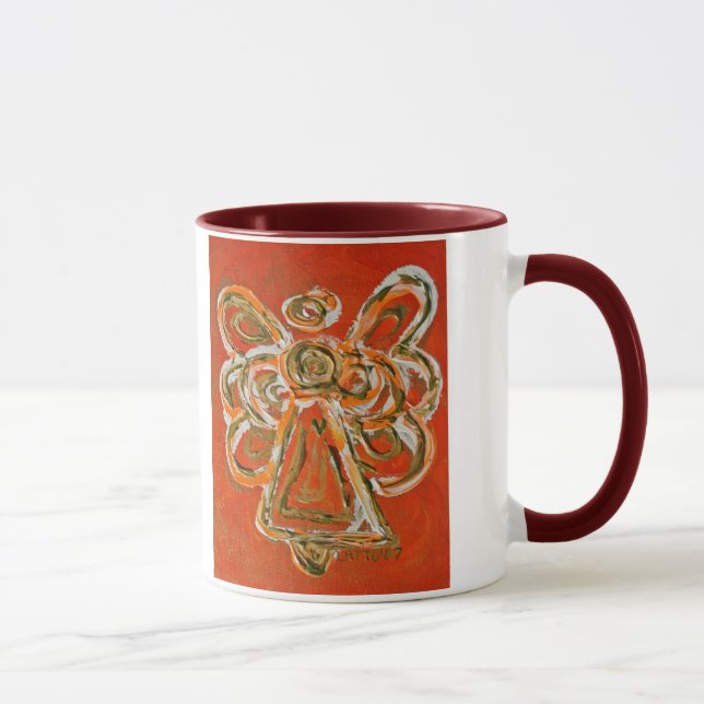Orange Guardian Angel Mug ou Coupe (Droite)