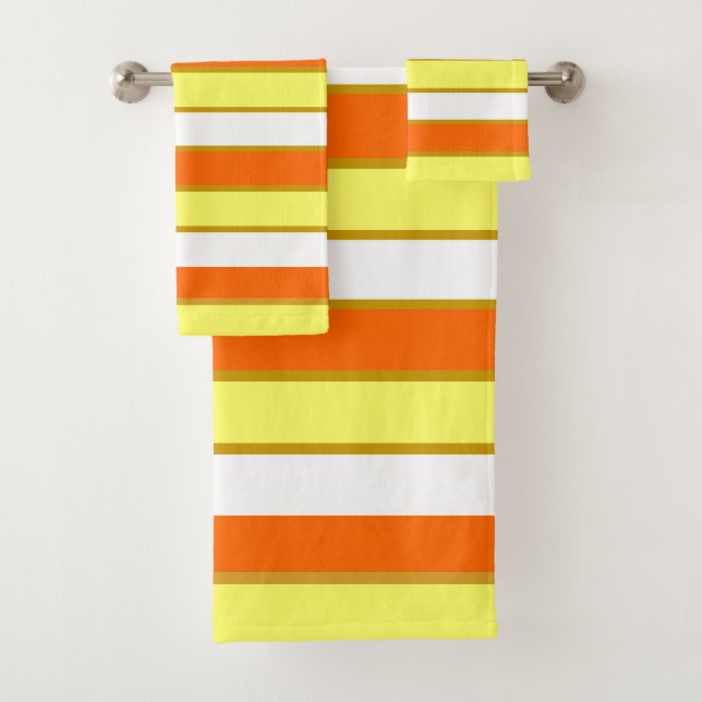 Orange, jaune et White Stripes (En situation)