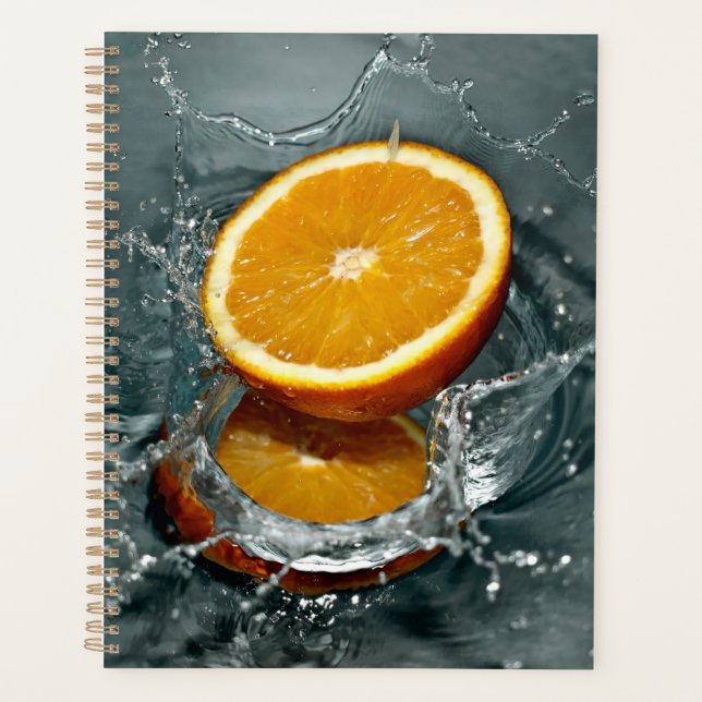 orange juteuse positive pour l'humeur vitaminée (Devant)