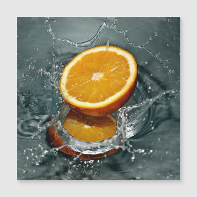 orange juteuse positive pour l'humeur vitaminée (Devant)