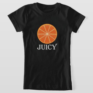 Orange juteux - T-shirt Jersey fin pour filles