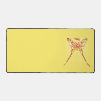 Orange Luna Moth Art - Insecte coloré Art
