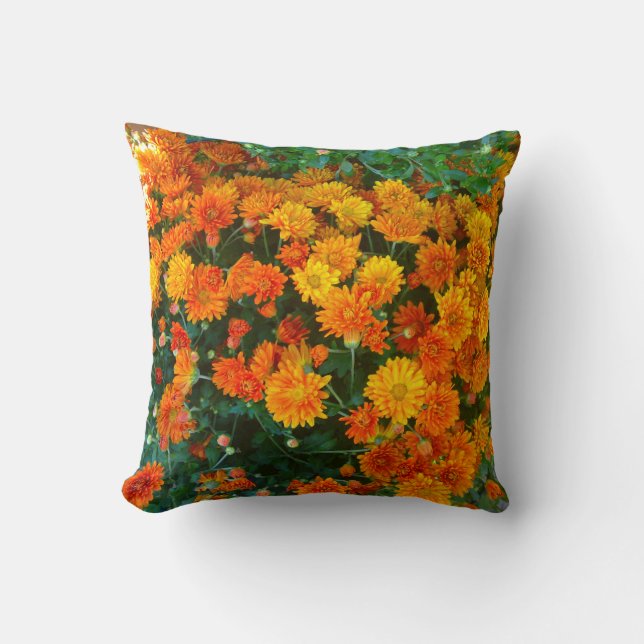 Orange Margarita Daisy Coussin (Recto)