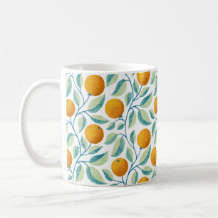 Orange Méditerranéen & Tasse de Café Botanique Sar
