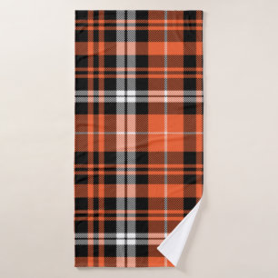Orange noir blanc Buffle Plaid Russe Ferme