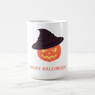 Orange Retro Citrouille Halloween Café Mug Vintage