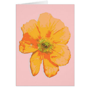 Orange Retro / Fleur PopArt