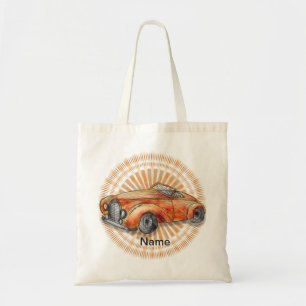 Orange Roadster Car sac fourre-tout