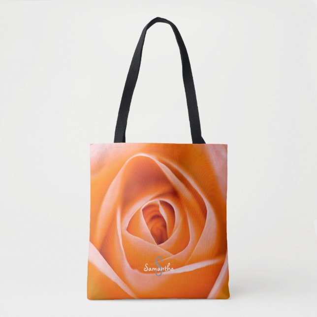 Orange Rose Tote bag (Devant)