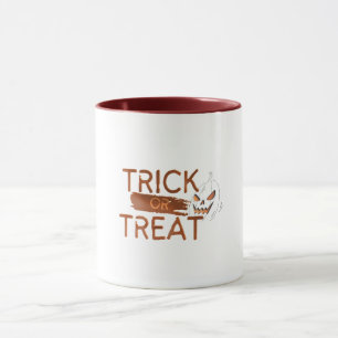 Orange Simple Trick ou Menace Mug