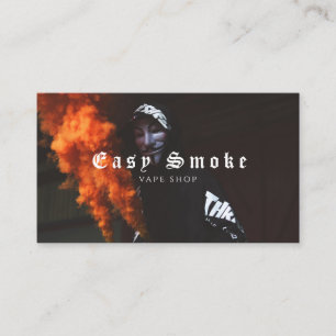 Orange Smoke Vape Shop Carte de visite