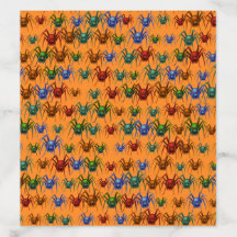 Orange Spider Éffrayant Funny Halloween Party