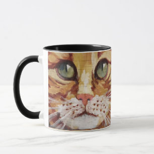 Orange Tabby peinture détail Mug
