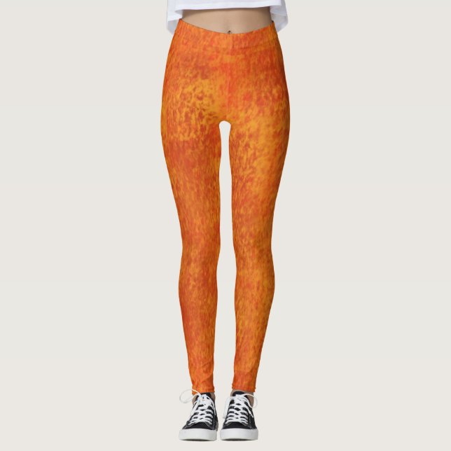 Orange Women's Leggings (Devant)