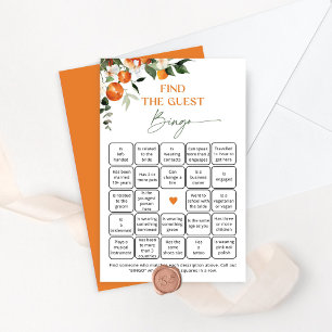 Oranges à thème Citrus Trouvez le jeu de bingo inv