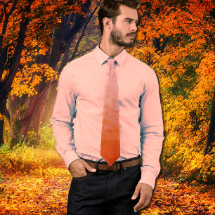 oranges artistiques - cravate moderne