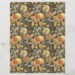 Oranges et citrons papier à mortier bontanique bla