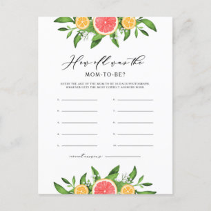 Oranges et pamplemousse L'âge de la carte mère