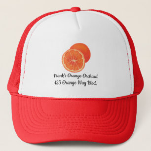 Oranges Orange Orchard Casquettes promotionnels