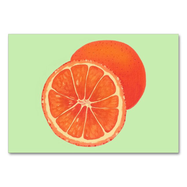 Oranges Oranges Fruits Lecture Cartes de poche Adu (Devant)