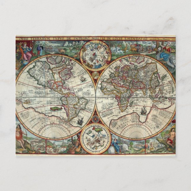 Orbis Terrarum 1594 - Carte du monde (Devant)