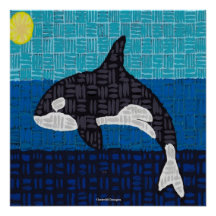 Orca - Affiche imprimée