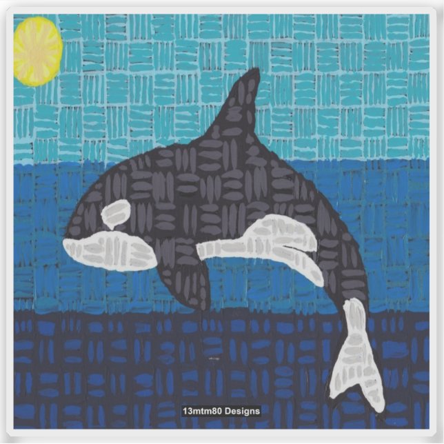 Orca - Autocollant vinyle (Devant)