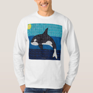 Orca (blanc) - T-Shirt homme à manches longues