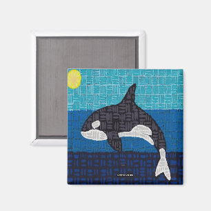 Orca (carré) - Aimant