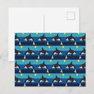 Orca (motif) - Carte postale