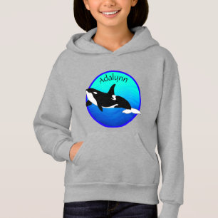 Orca personnalisable - Sweat - shirt à capuche de
