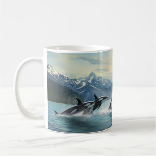 Orca Symphony Mug - Pacifique Wilderness Scene