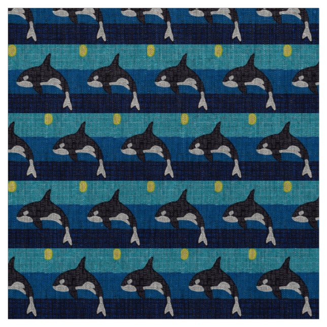 Orca - Tissu de lin naturel (Échantillon)