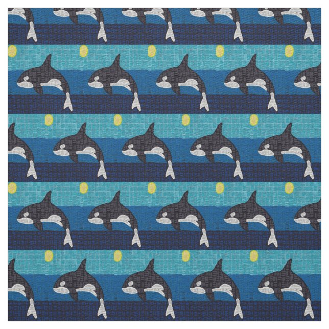 Orca - Tissu Sergé de Coton (Échantillon)
