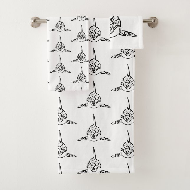 Orca tribale noire et blanche (En situation)