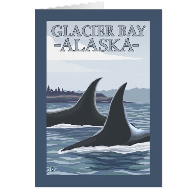 Orca Whales #1 - Glacier Bay, Alaska (Devant)
