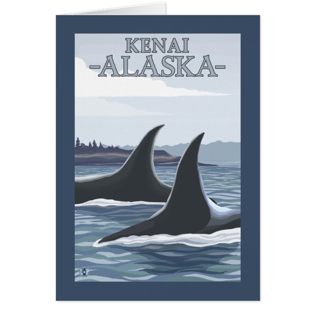Orca Whales #1 - Kenai, Alaska (Devant)