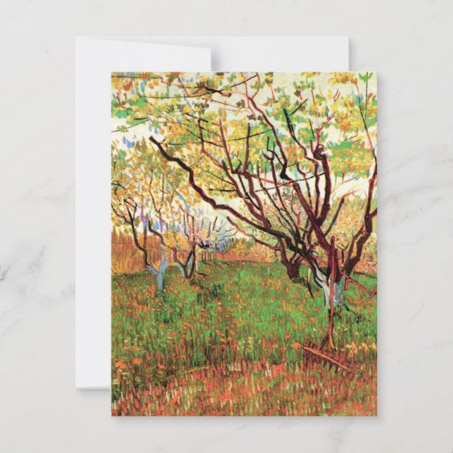 Orchard à Blossom par Vincent van Gogh (Devant)